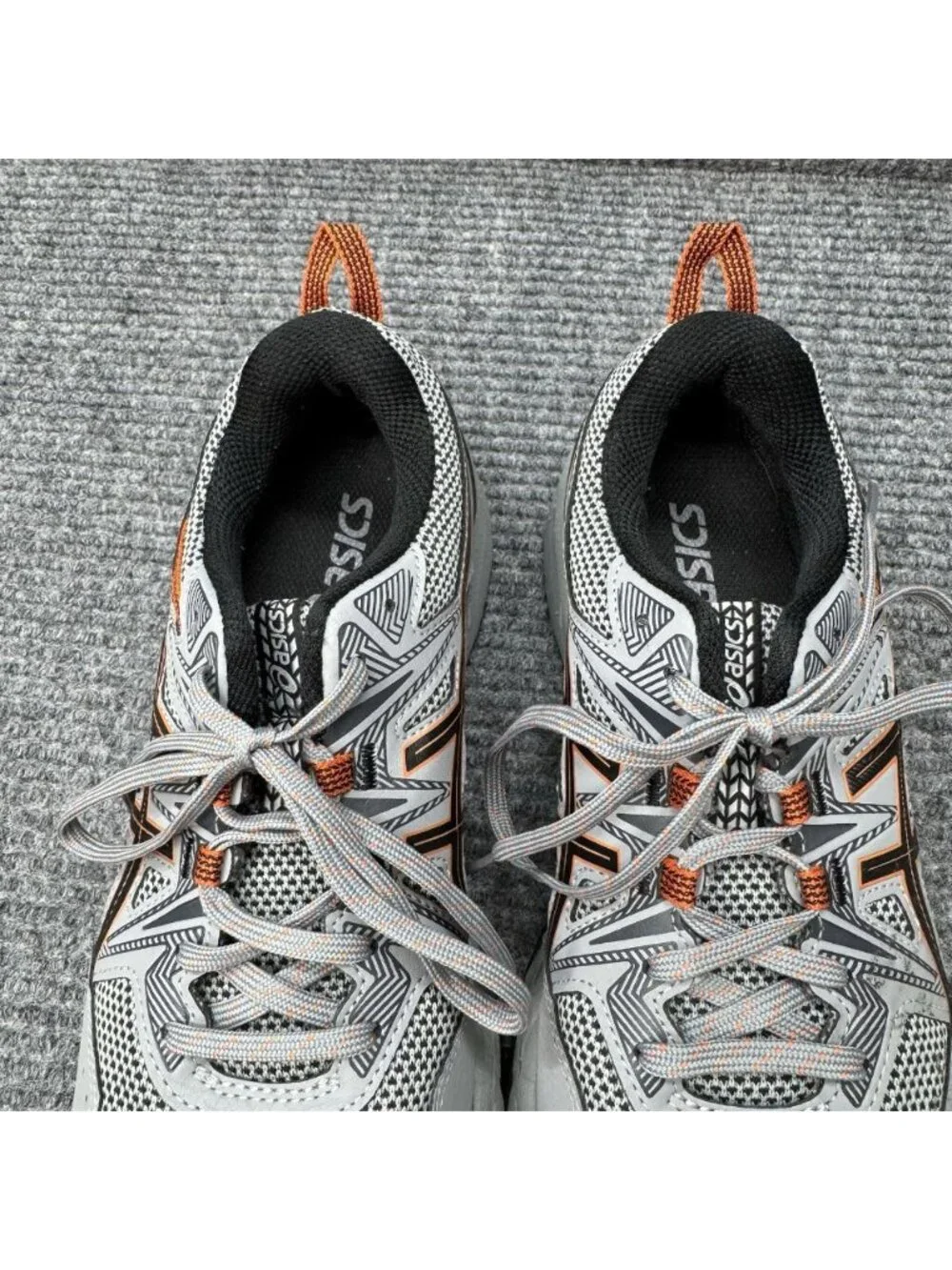 Asics Gel-Venture 8 Shoes Mens US 8 Extra Wide Gray Orange Running 1011A826